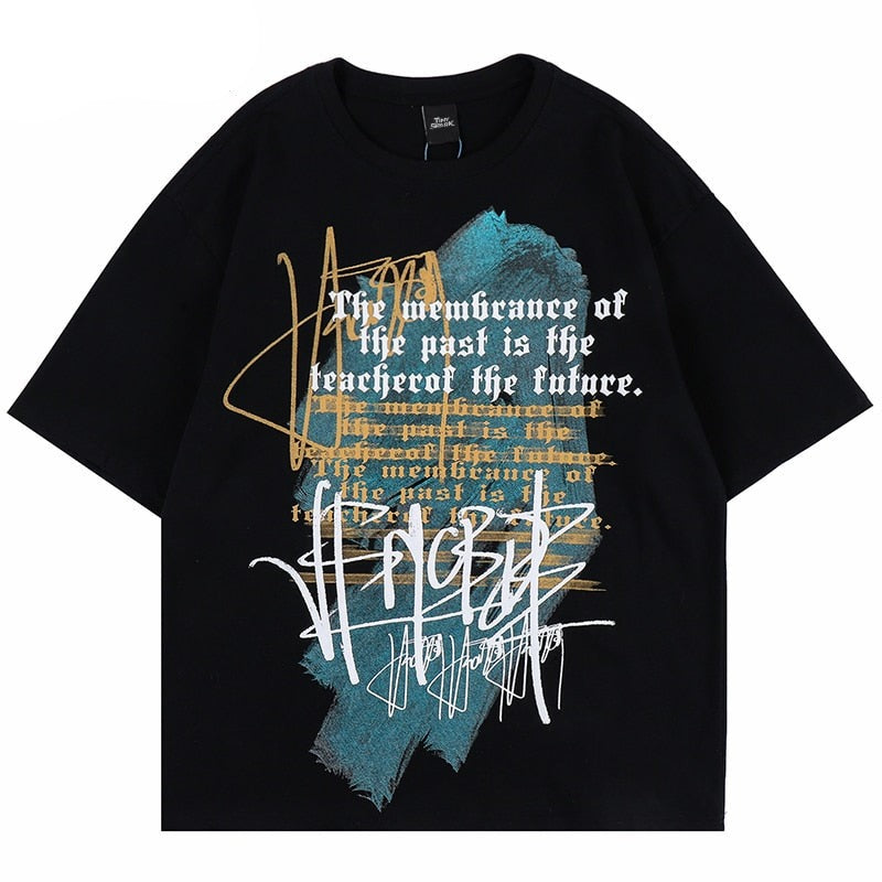 "The Past Life" Graphic Unisex Streetwear Vintage Women Men Y2K T-Shirt