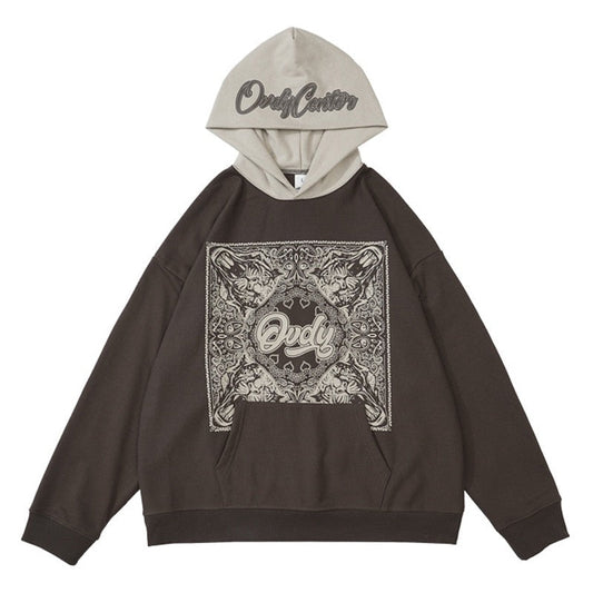 "Frequency" Graphic Unisex Streetwear Women Men Y2K Hoodie