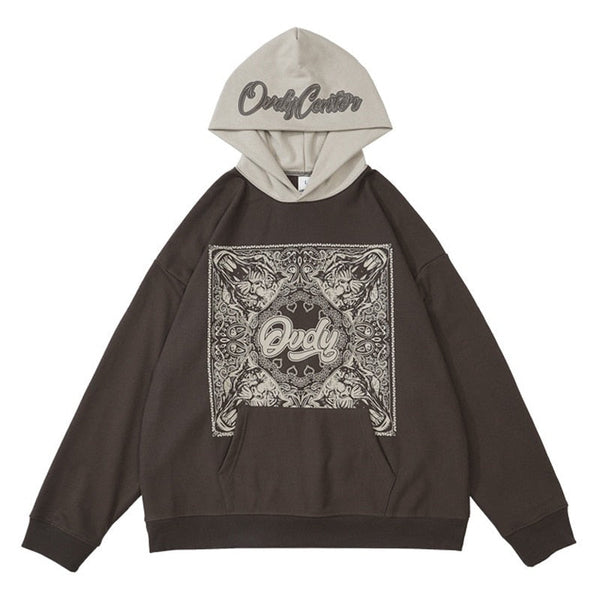 "Frequency" Graphic Unisex Streetwear Women Men Y2K Hoodie