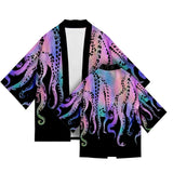 "Winter Waves" Graphic Unisex Streetwear Vintage Women Men Y2K Kimono