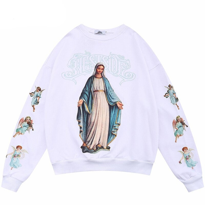 "Sweet Mama" Graphic Unisex Streetwear Vintage Women Men Y2K Sweatshirt
