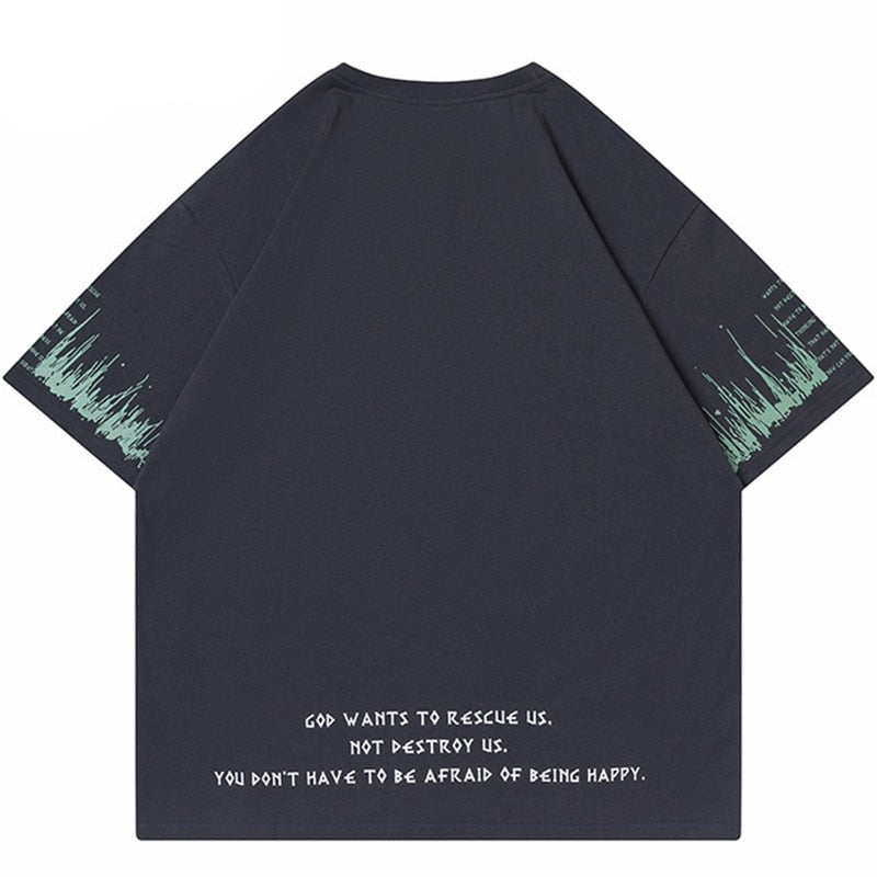 "Not Welcomed" Unisex Men Women Streetwear Graphic T-Shirt