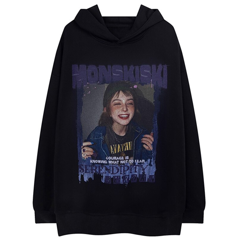 "Misunderstanding" Graphic Unisex Streetwear Vintage Women Men Y2K Hoodie