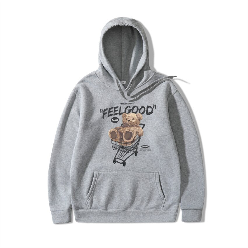 "Feeling Good" Unisex Men Women Streetwear Graphic Hoodie