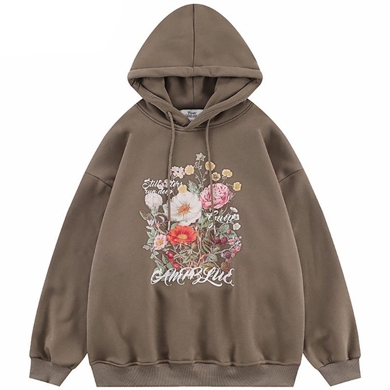 "Open Handouts" Graphic Unisex Streetwear Vintage Women Men Y2K Hoodie