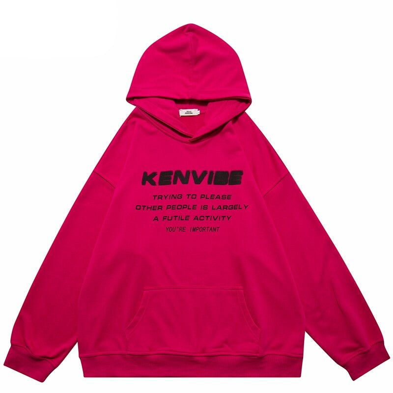 "Right Vibes" Graphic Unisex Streetwear Vintage Women Men Y2K Hoodie