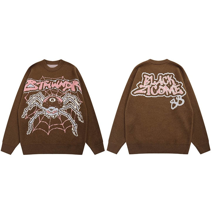 "Eight Legs" Unisex Men Women Streetwear Graphic Sweater