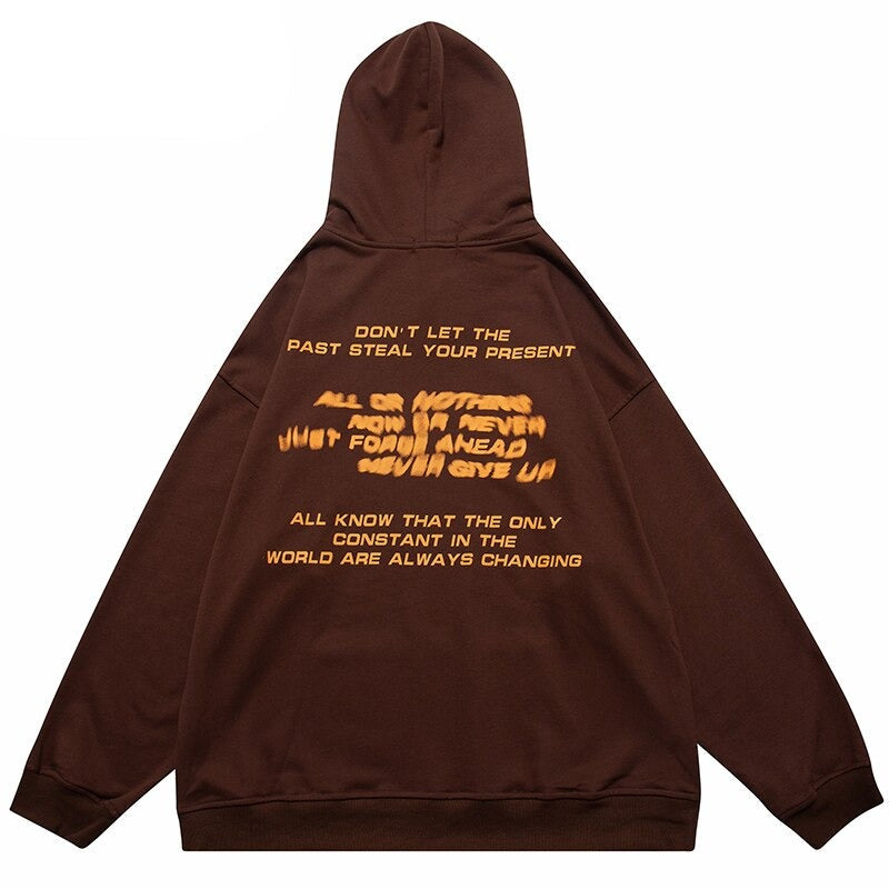 "Right Vibes" Graphic Unisex Streetwear Vintage Women Men Y2K Hoodie