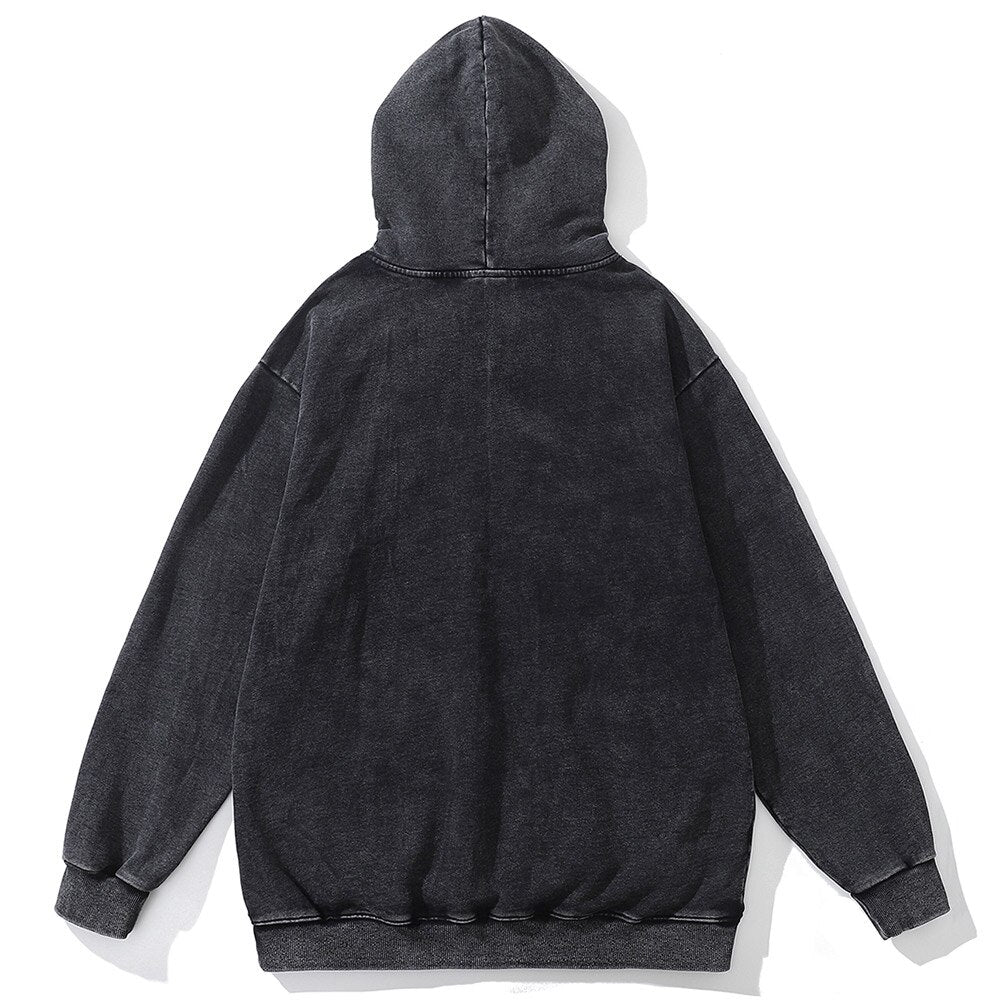 "Big Tears" Graphic Unisex Streetwear Vintage Women Men Y2K Hoodie