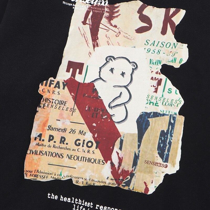 "On The Wall" Graphic Unisex Streetwear Vintage Women Men Y2K Hoodie