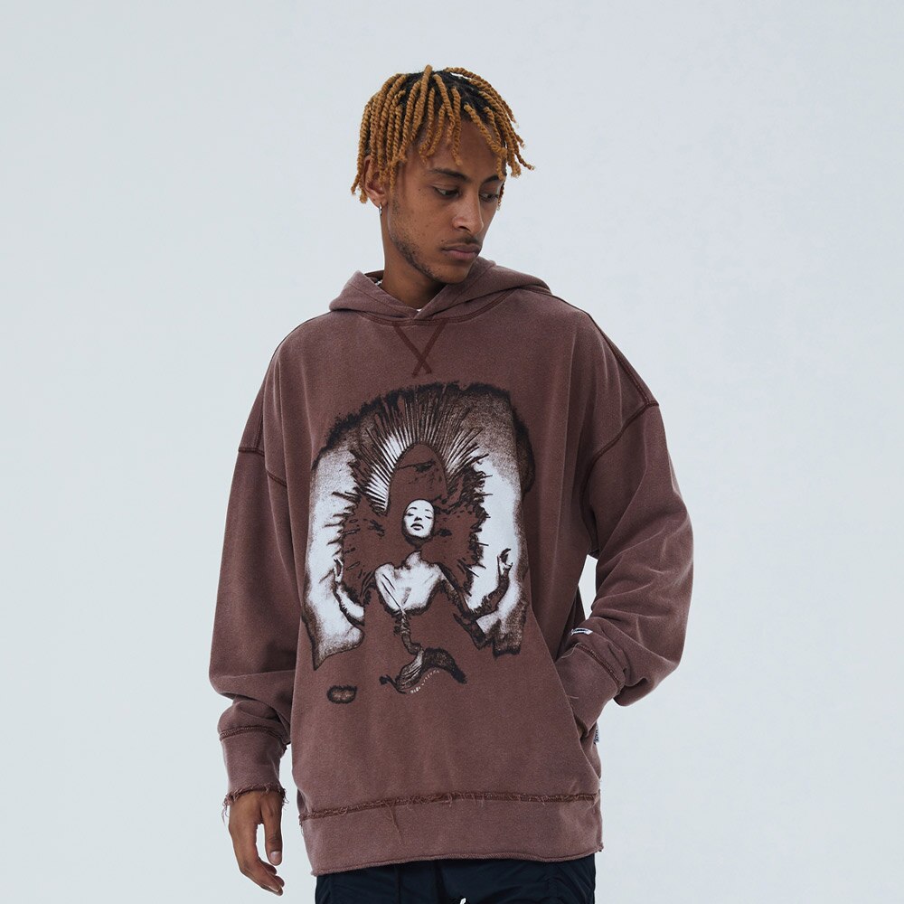 "Ghost Lady" Graphic Unisex Streetwear Women Men Y2K Hoodie