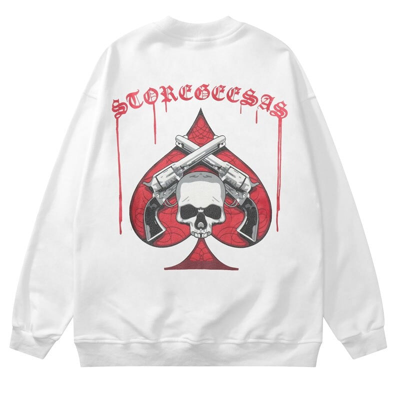 "Twin Target" Graphic Unisex Streetwear Vintage Women Men Y2K Sweatshirt