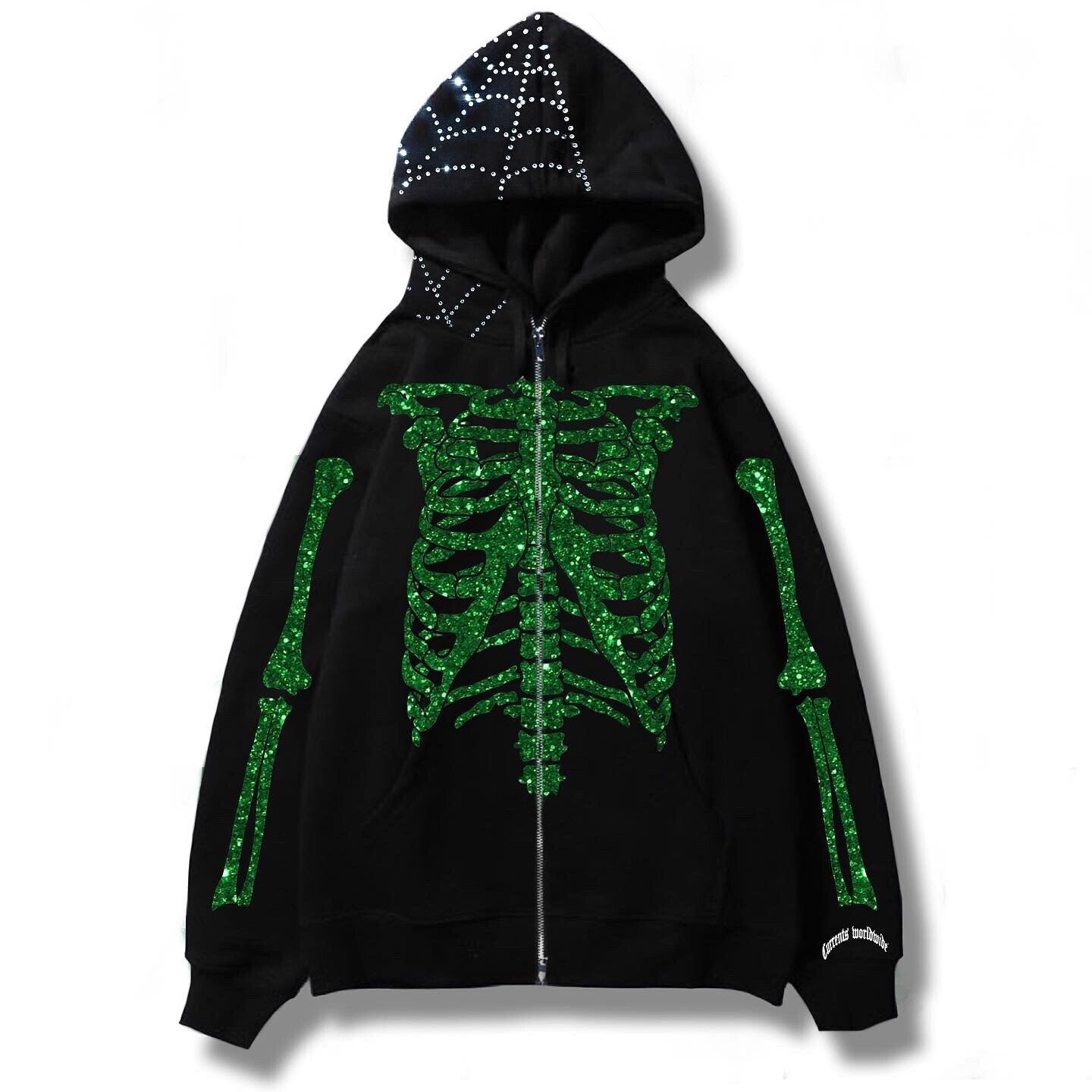 Dark gothic hoodie with retro Y2K spirit, heavyweight feel and durable stitching, a versatile piece for skate, alt, and urban outfits all season.