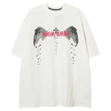 "White Wings" Graphic Unisex Streetwear Vintage Women Men Y2K T-Shirt