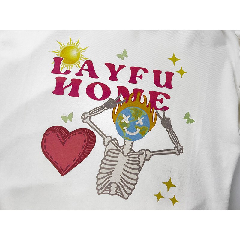 "Welcome Home" Graphic Unisex Streetwear Vintage Women Men Y2K Hoodie