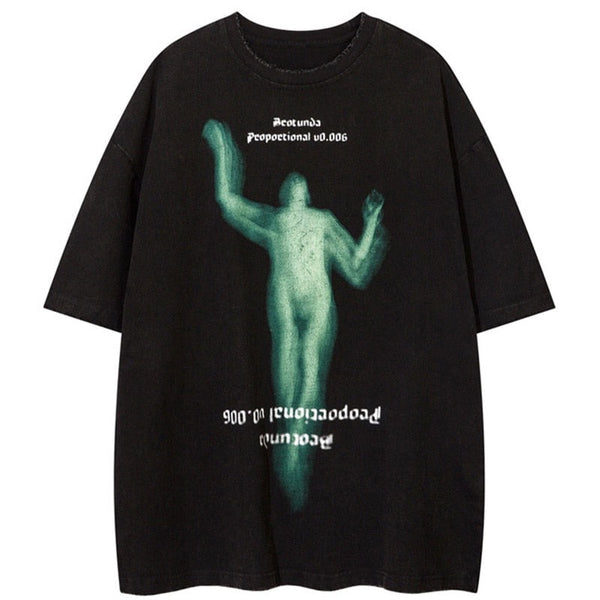 "The Climb" Graphic Unisex Streetwear Vintage Women Men Y2K T-Shirt