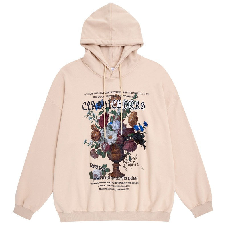 "With Love" Graphic Unisex Streetwear Vintage Women Men Y2K Hoodie