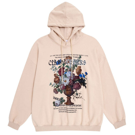 "With Love" Graphic Unisex Streetwear Vintage Women Men Y2K Hoodie