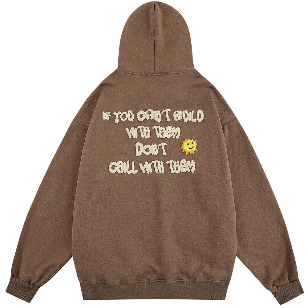 "Thank You" Graphic Unisex Streetwear Vintage Women Men Y2K Hoodie