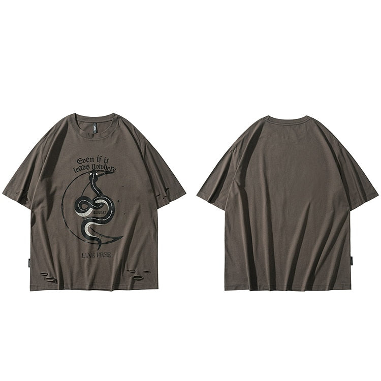 "Sliver Surfer" Graphic Unisex Streetwear Vintage Women Men Y2K T-Shirt