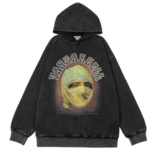 "Caught Up" Graphic Unisex Streetwear Vintage Women Men Y2K Hoodie