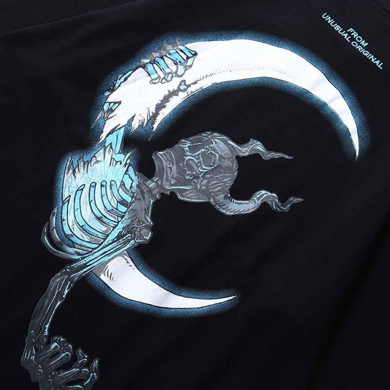"Moon King" Graphic Unisex Streetwear Vintage Women Men Y2K T-Shirt