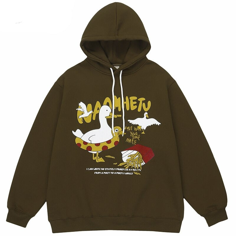 "Around In Circles" Unisex Men Women Streetwear Graphic Hoodie