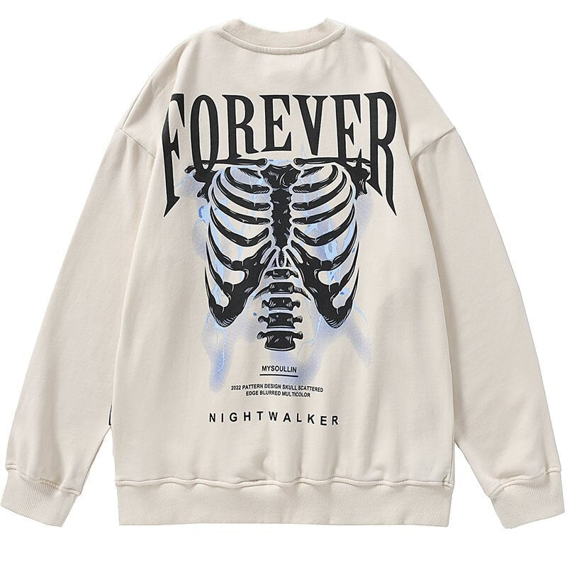 "Together Forever" Graphic Unisex Streetwear Vintage Women Men Y2K Sweatshirt