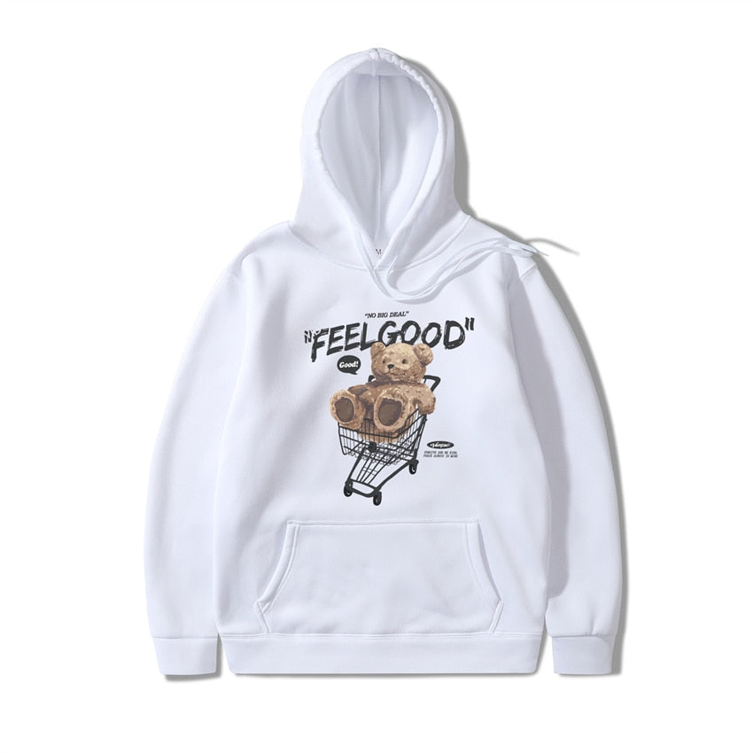 "Feeling Good" Unisex Men Women Streetwear Graphic Hoodie