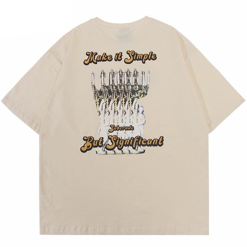 "Birthday Cake" Unisex Men Women Streetwear Graphic T-Shirt