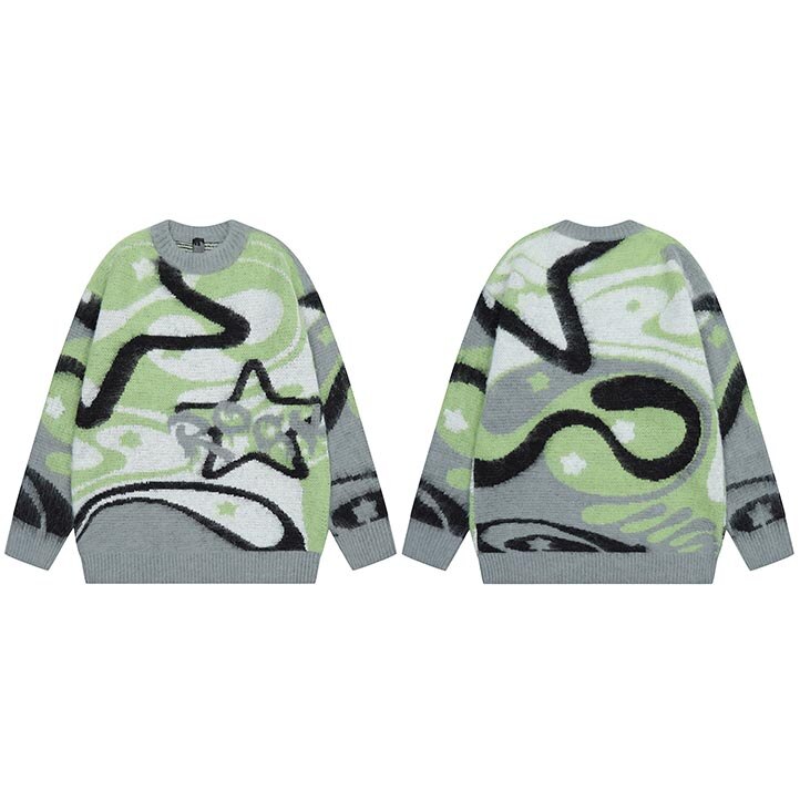 "Rock Bottom" Graphic Unisex Streetwear Vintage Women Men Y2K Sweater