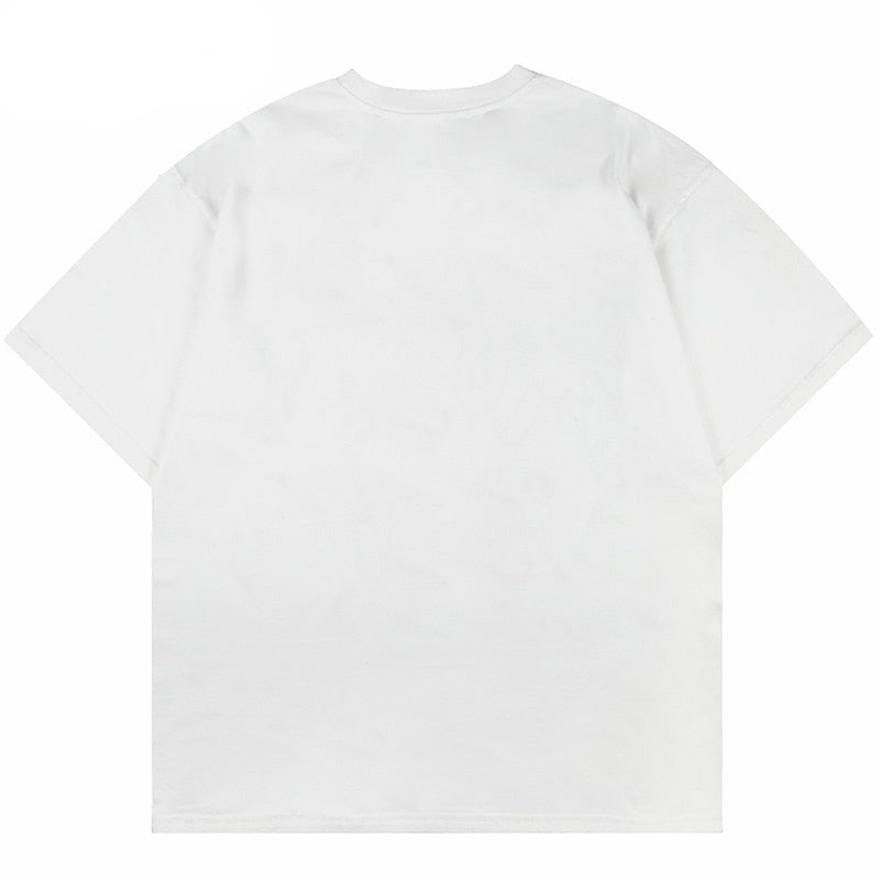 "Race Track" Graphic Unisex Streetwear Vintage Women Men Y2K T-Shirt
