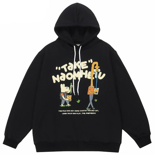 "Stuck In The Chamber" Graphic Unisex Streetwear Vintage Women Men Y2K Hoodie