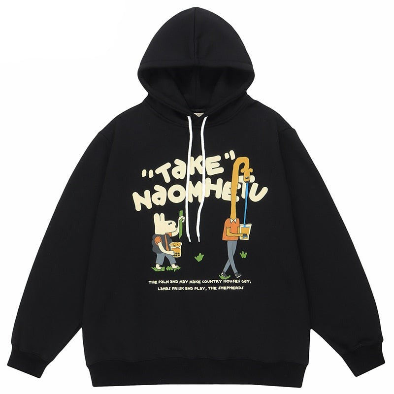 "Stuck In The Chamber" Graphic Unisex Streetwear Vintage Women Men Y2K Hoodie