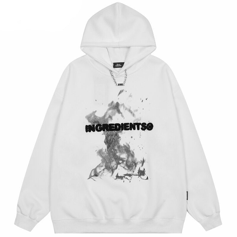 "The Receipe" Graphic Unisex Streetwear Vintage Women Men Y2K Hoodie