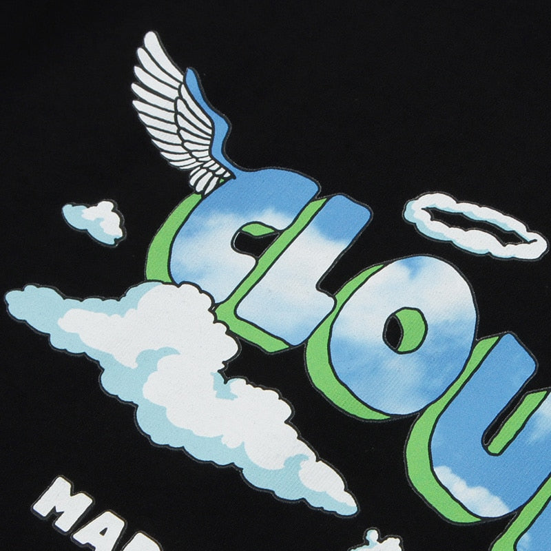 "Cloudy Day" Unisex Men Women Streetwear Graphic T-Shirt
