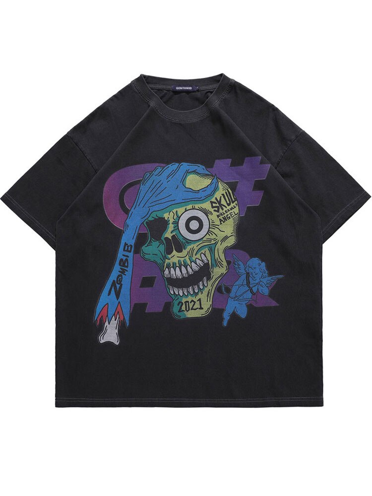 "Another Headache" Graphic Unisex Streetwear Vintage Women Men Y2K T-Shirt