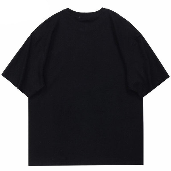 "Wave Away" Graphic Unisex Streetwear Vintage Women Men Y2K T-Shirt