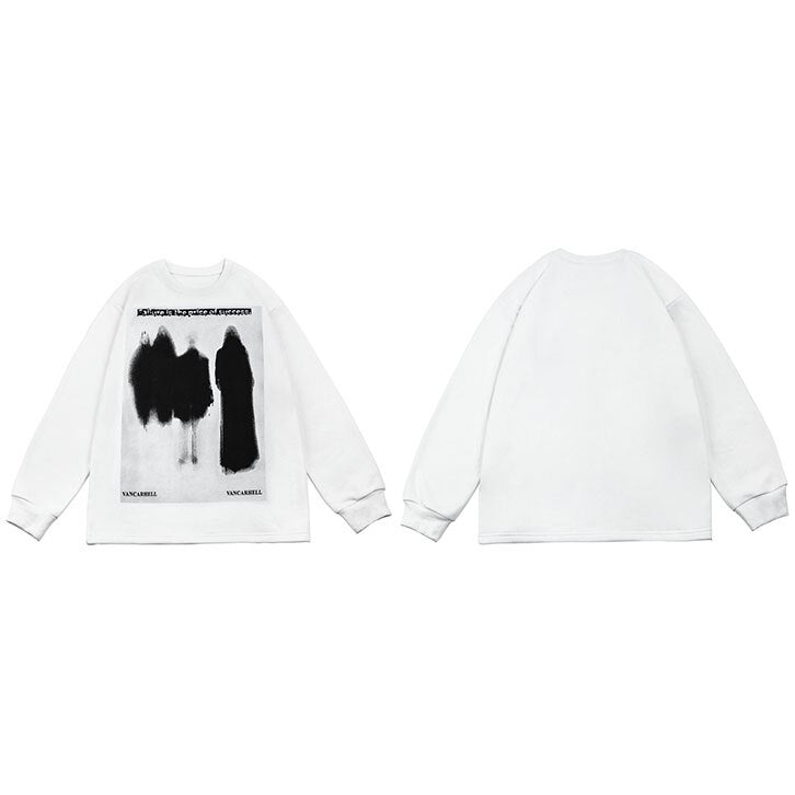 "I See More Visions" Graphic Unisex Streetwear Vintage Women Men Y2K Sweatshirt