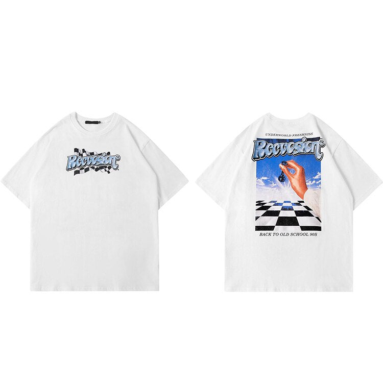 "Checkmate" Unisex Men Women Streetwear Graphic T-Shirt