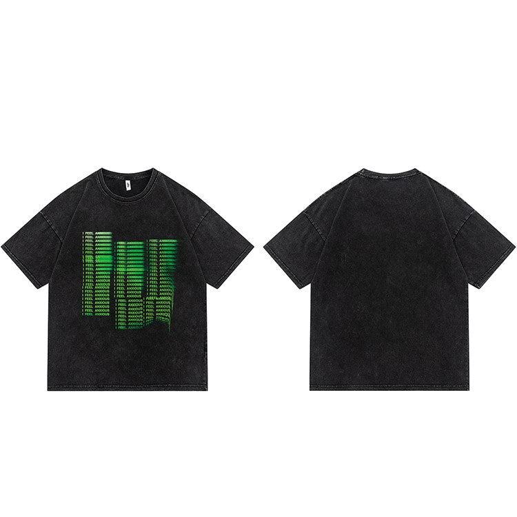 "Blurred Lines" Unisex Men Women Streetwear Graphic T-Shirt