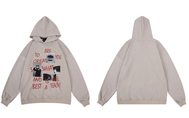 "Be What You Are" Unisex Men Women Streetwear Graphic Hoodie