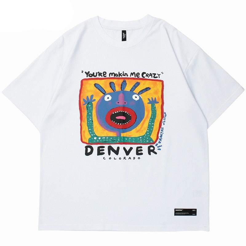 "Denver" Unisex Men Women Streetwear Graphic T-Shirt