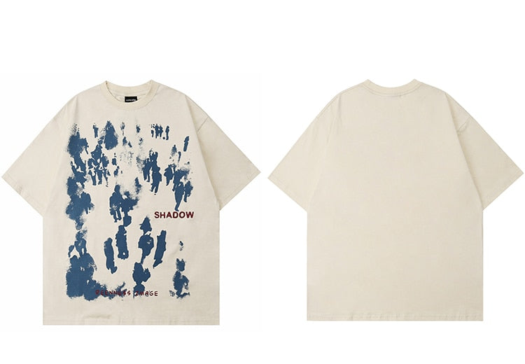"Shadow Runner" Graphic Unisex Streetwear Vintage Women Men Y2K T-Shirt