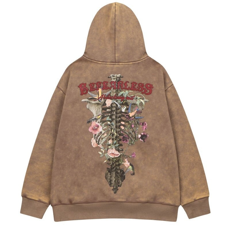 "Broken Back" Unisex Men Women Streetwear Graphic Hoodie