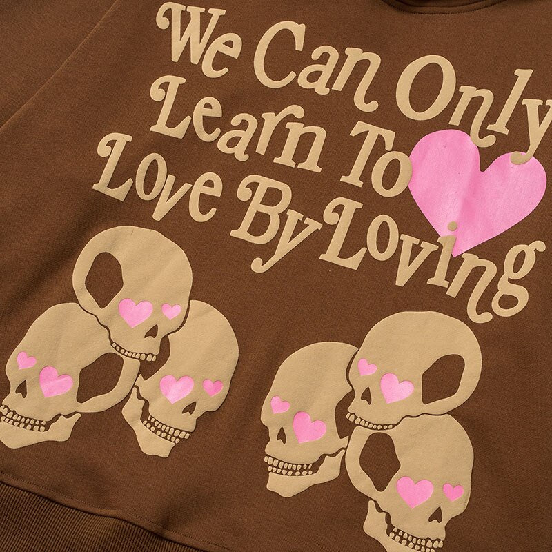 "Only Way To Live" Graphic Unisex Streetwear Vintage Women Men Y2K Hoodie