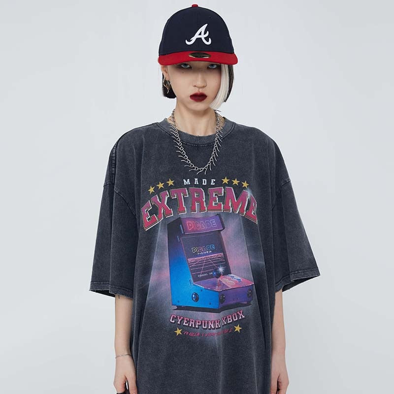 "Game Console" Graphic Unisex Streetwear Women Men Y2K T-Shirt