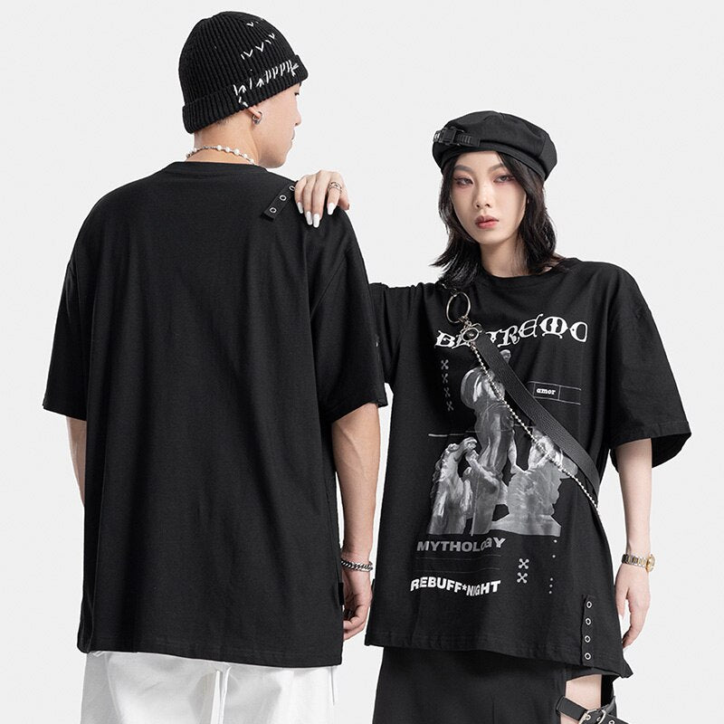 "Ancient History" Unisex Men Women Streetwear Graphic T-Shirt