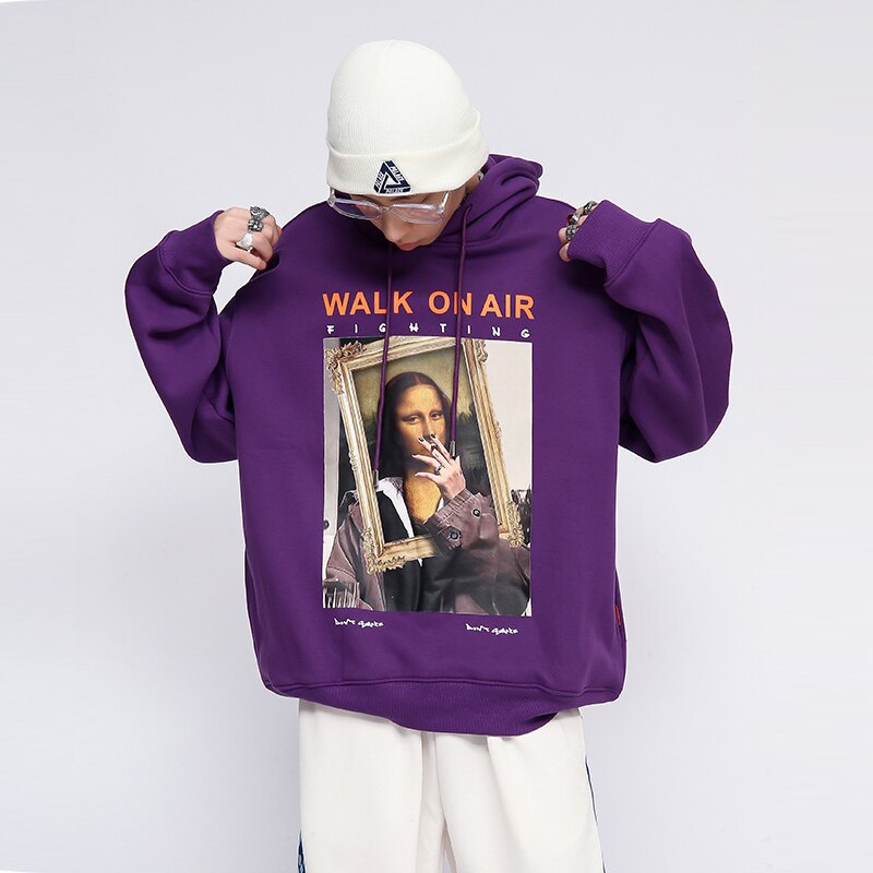 "Walk On Air" Graphic Unisex Streetwear Vintage Women Men Y2K Hoodie
