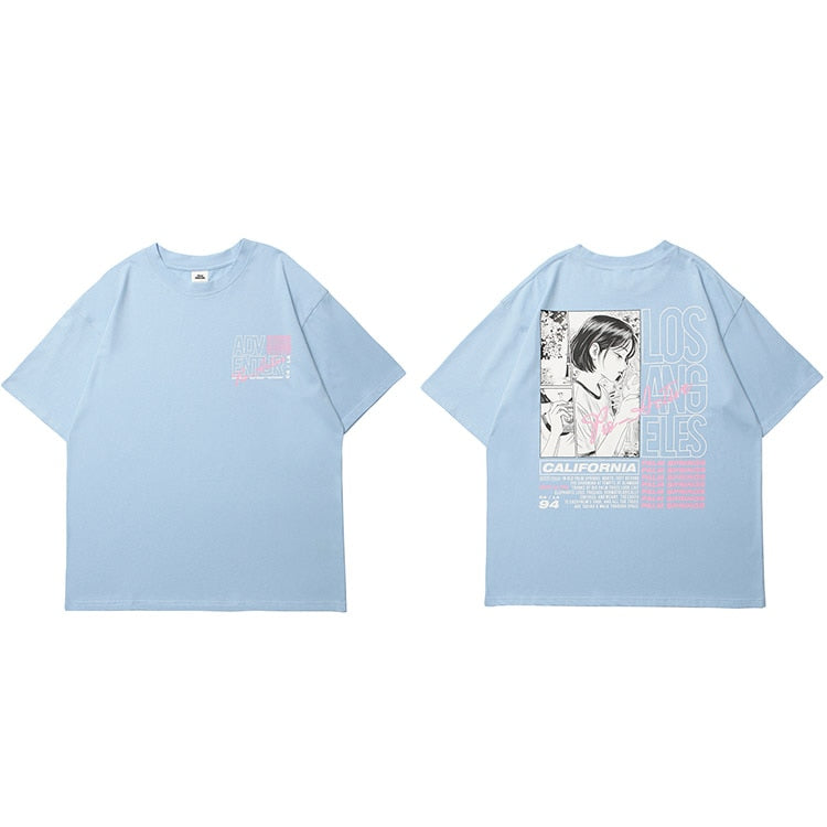 "California Dream" Unisex Men Women Streetwear Graphic T-Shirt